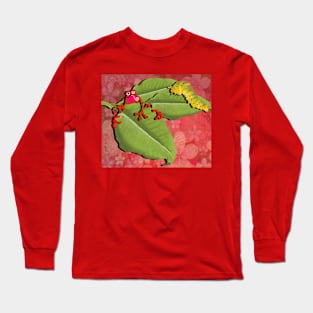 RED FROG - RedFrog with Caterpillar 2 Long Sleeve T-Shirt